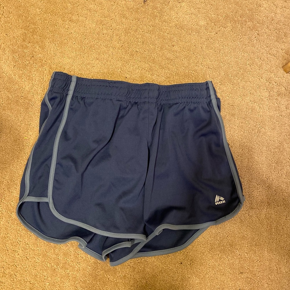 RBX - Mens navy performance athletic sport x-dry shorts with underwear, …